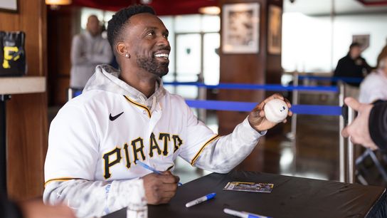 McCutchen on reconnecting, legacy, why he believes in this team taken at PNC Park (Pirates)